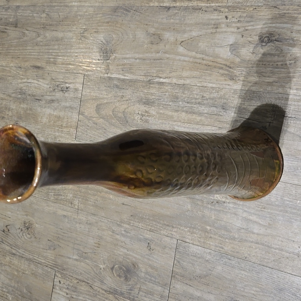 Tall Textured Ceramic Vase
